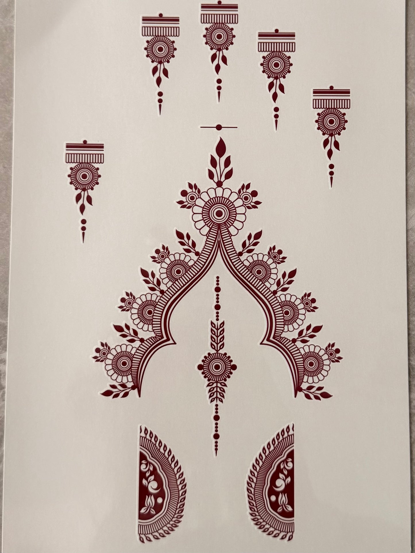 Temporary Henna Tattoos